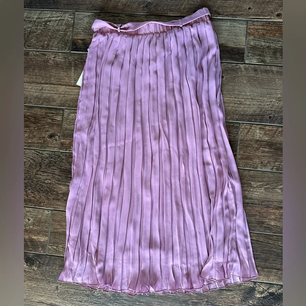 NWT Joie Purple Pleated Women's Skirt - Picture 7 of 7